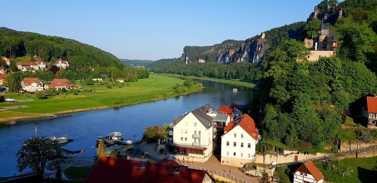 Sonniges Eck Ferienwohnung 2 Rathen Bagian luar foto